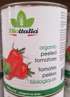 Tomato - Peeled with Basil (Bioitalia)